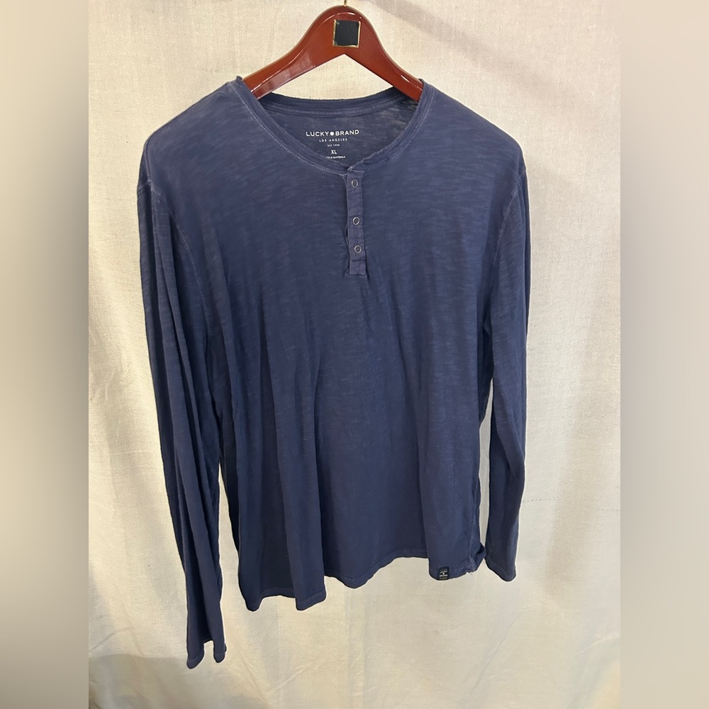 Men’s Long Sleeve Henley - Lucky Brand